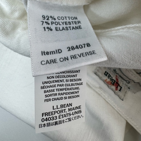 NWT L.L. Bean Classic Fit Stretch Straight Jeans Women’s Size 4 - Picture 9 of 10